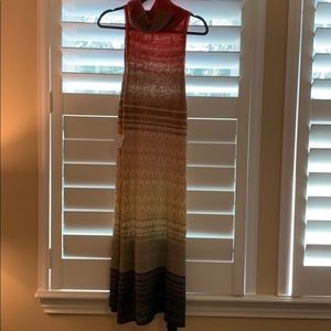 Free People sweater tunic with rose gold accents